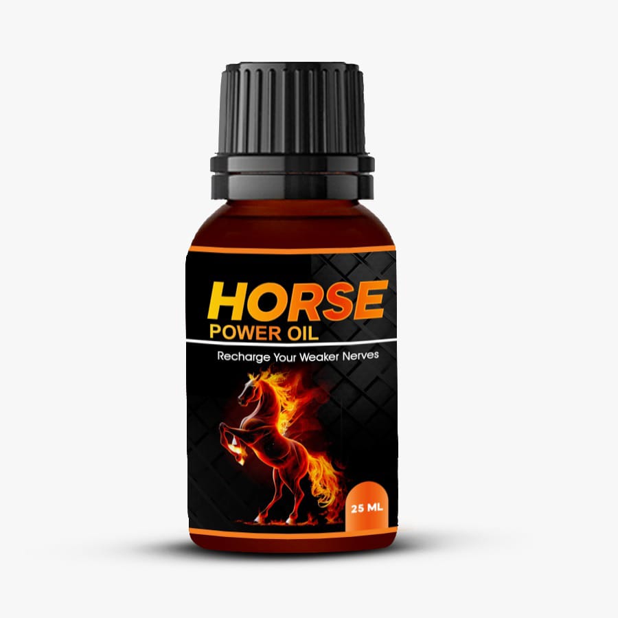 Horse Power Oil - Recharge Private Part Weaker Nerves - For Men Only