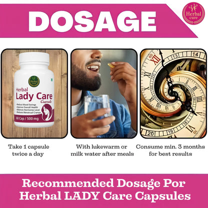 Herbal Lady Care Capsule For PCOS/PCOD