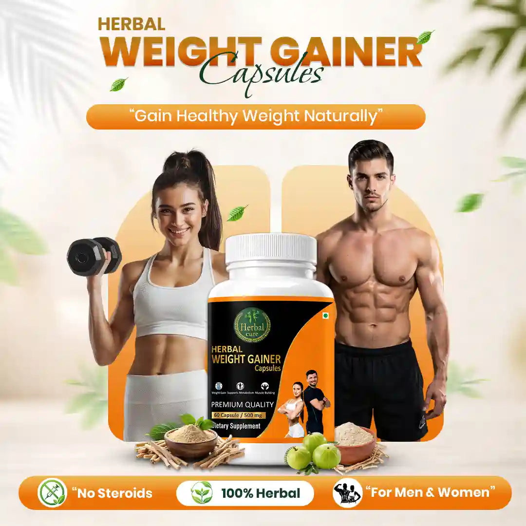 Herbal Weight Gainer Capsule for Men & Women