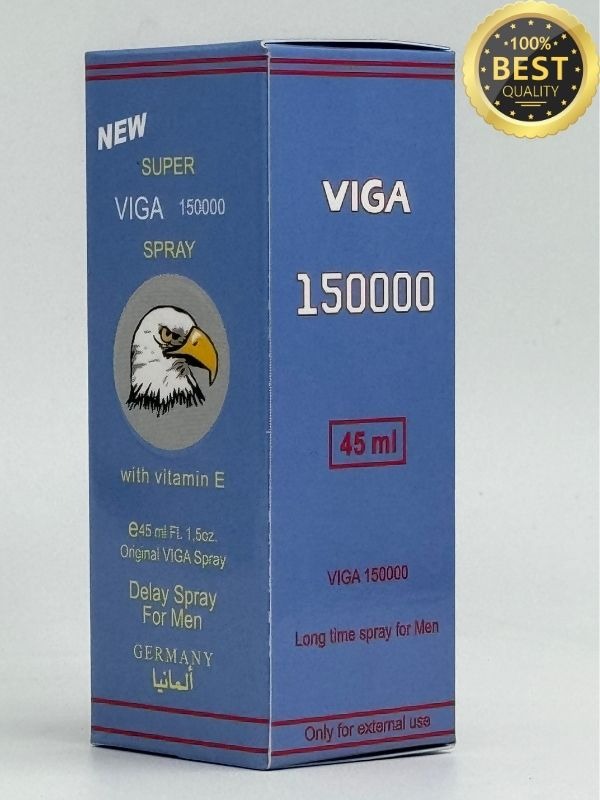 Super VIGA 150000 Blue Delay Spray for Men - Last Longer in Bed