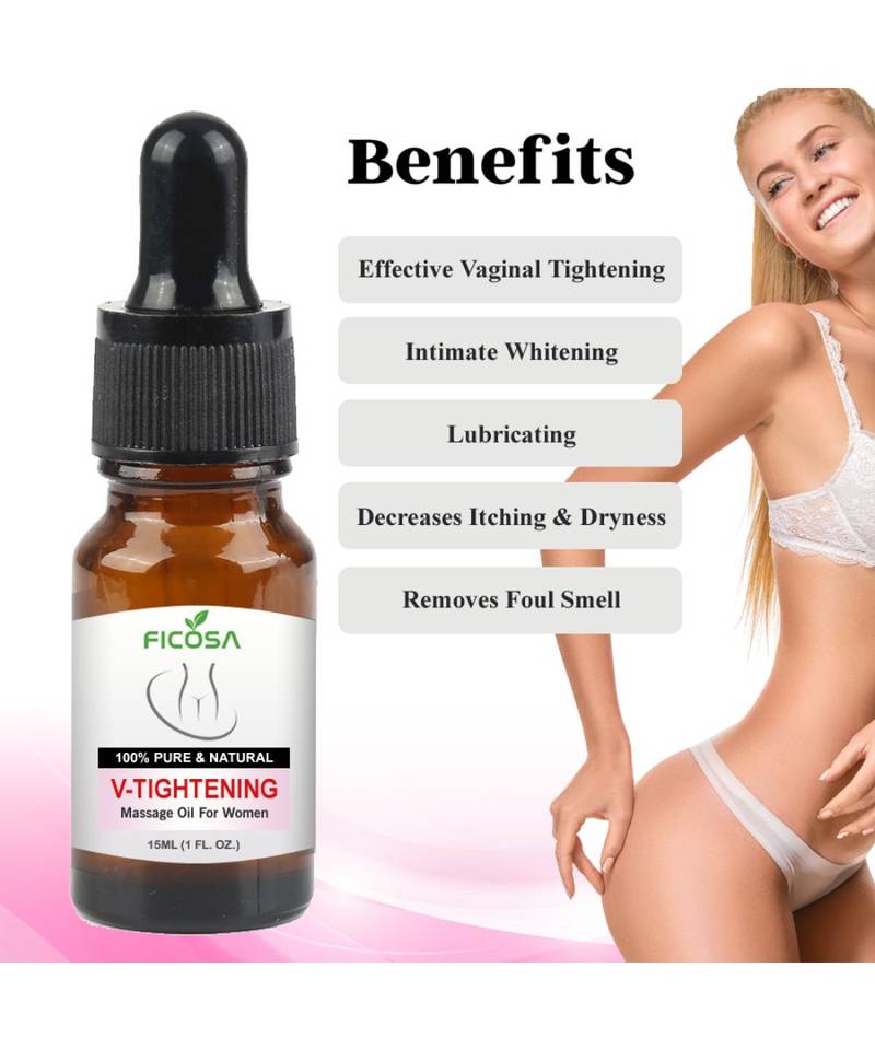 Ficosa Vaginal Tightening Oil For Women - Revitalize Your Femininity - 100% Original With Guarantee